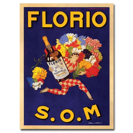 'Florio S.O.M' Canvas Art,14x19